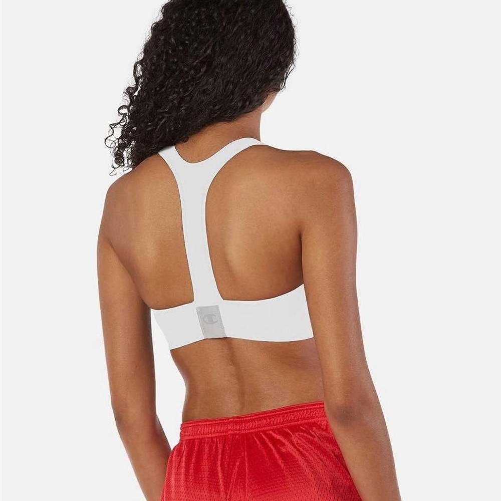 Black Champion Womens Racerback Sports Bra Sz  Large - Picture 4 of 5